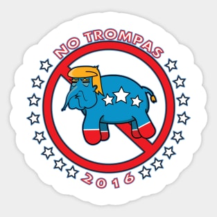 No Trompas Sticker